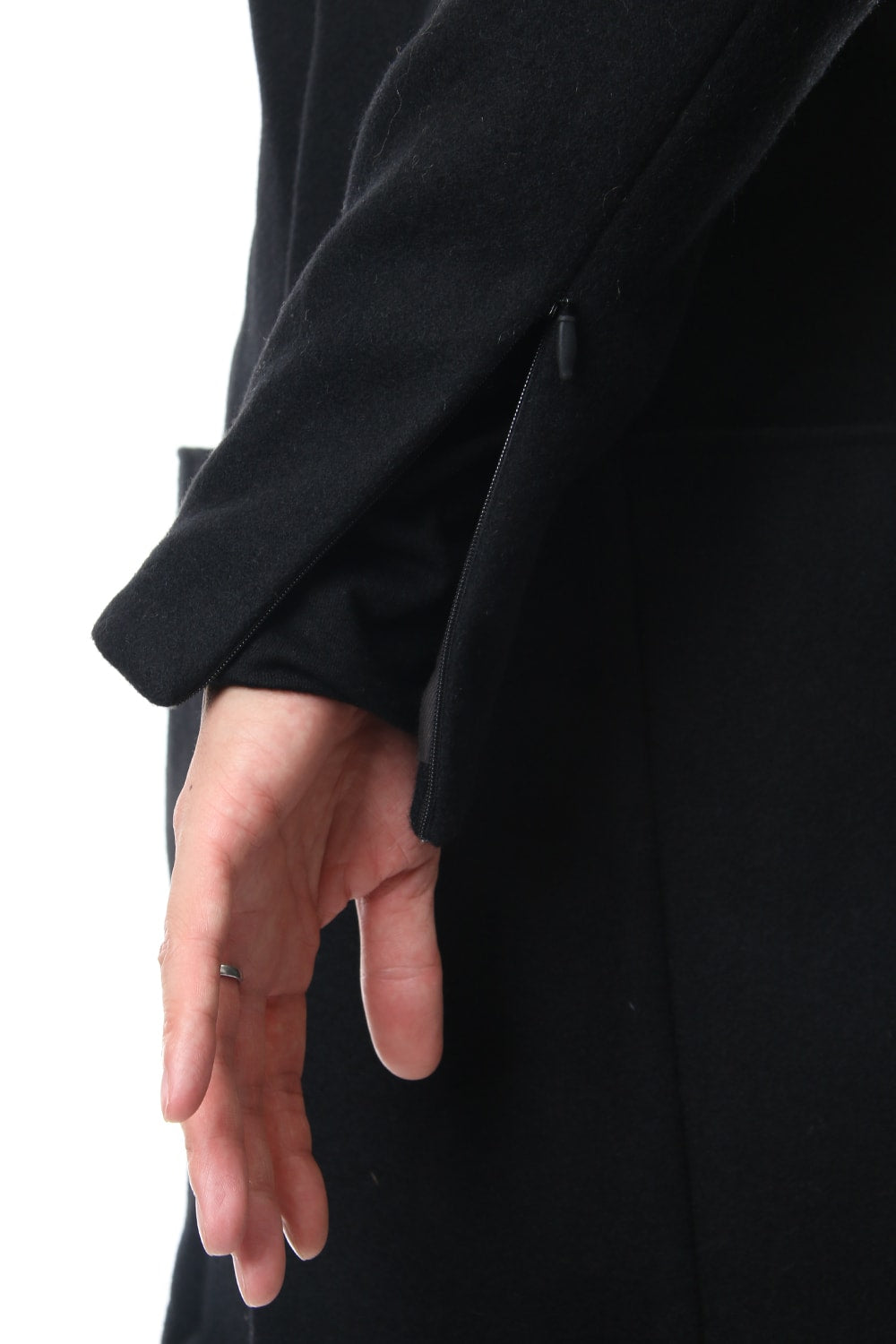 Heavy Melton Chester Coat RB-053 Black