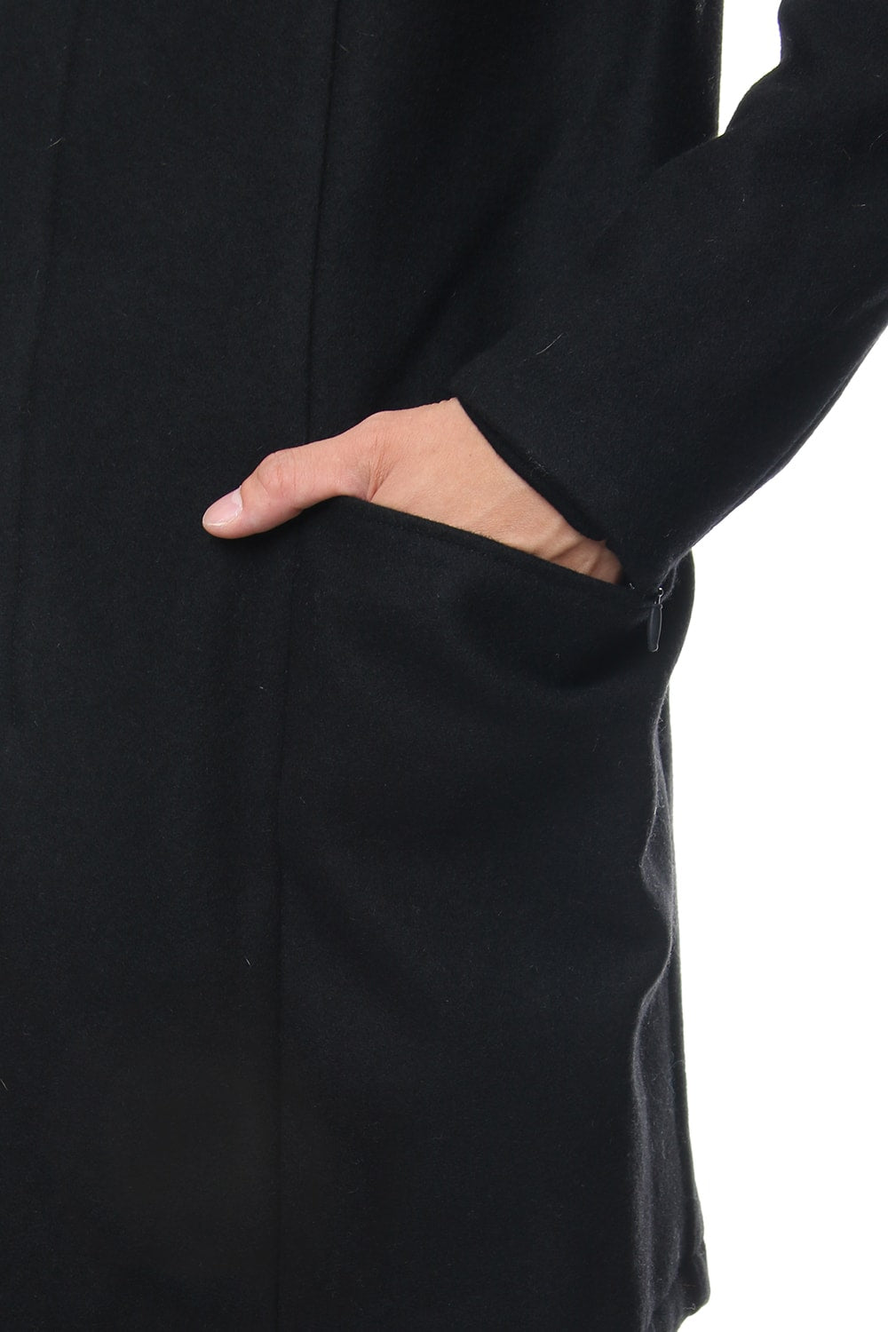 Heavy Melton Chester Coat RB-053 Black