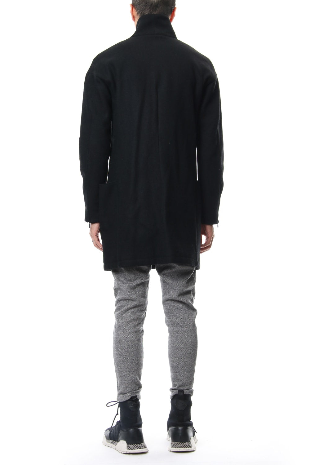 Heavy Melton Chester Coat RB-053 Black