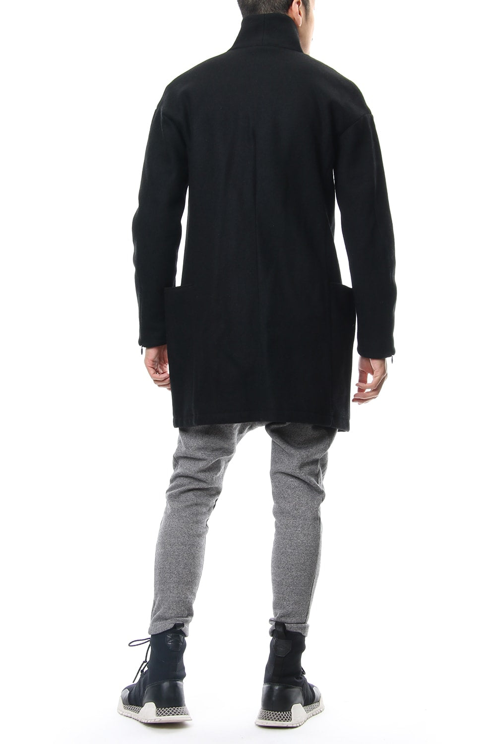 Heavy Melton Chester Coat RB-053 Black