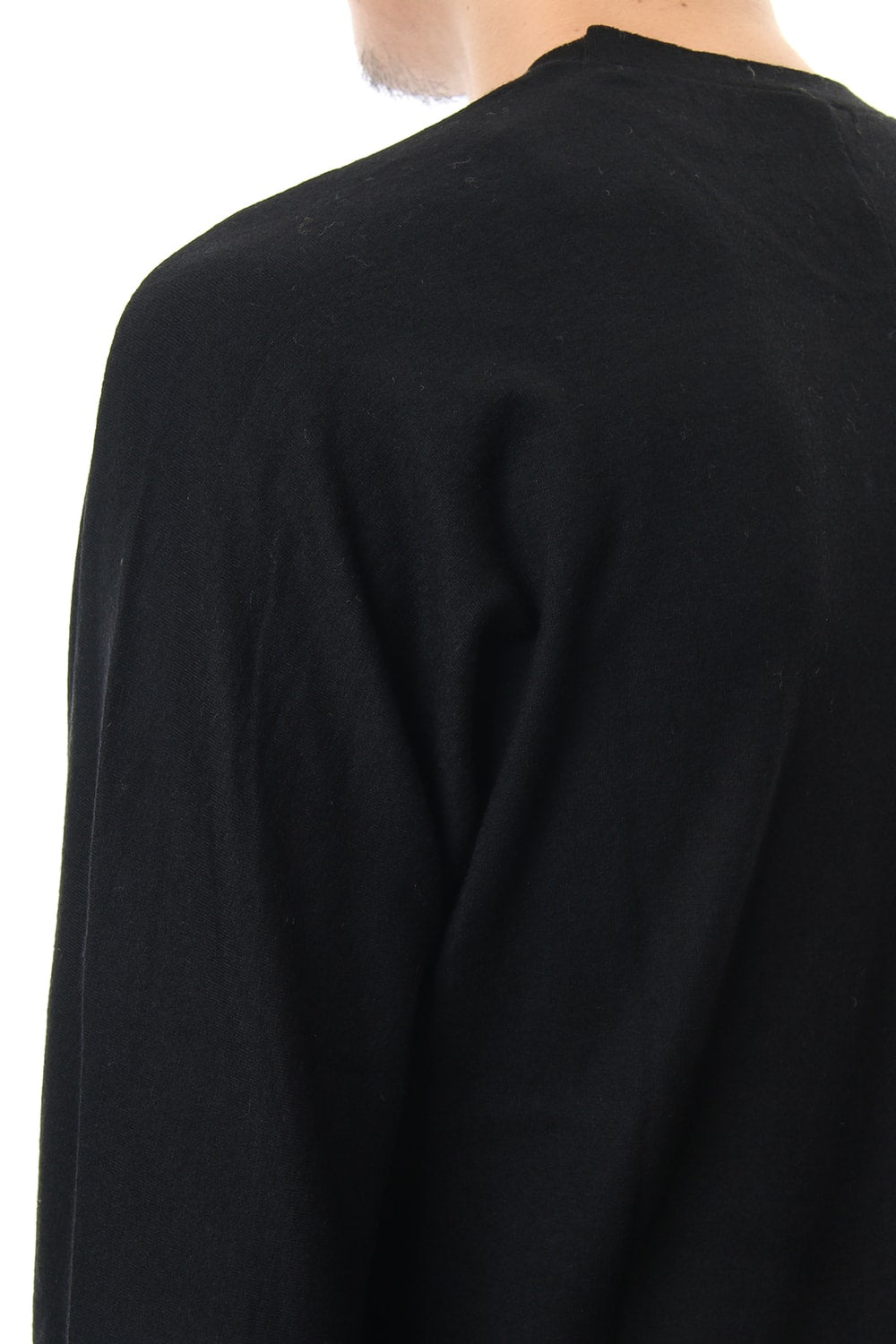 Washable Wool Dolman Sleeve RB-035 Black