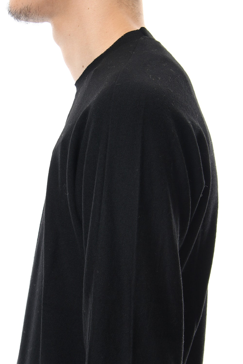 Washable Wool Dolman Sleeve RB-035 Black