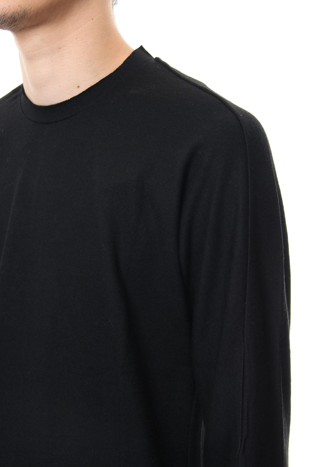 Washable Wool Dolman Sleeve RB-035 Black