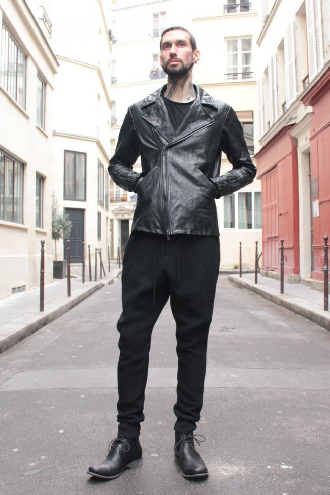 Guidi Horse Leather Double Riders Jacket