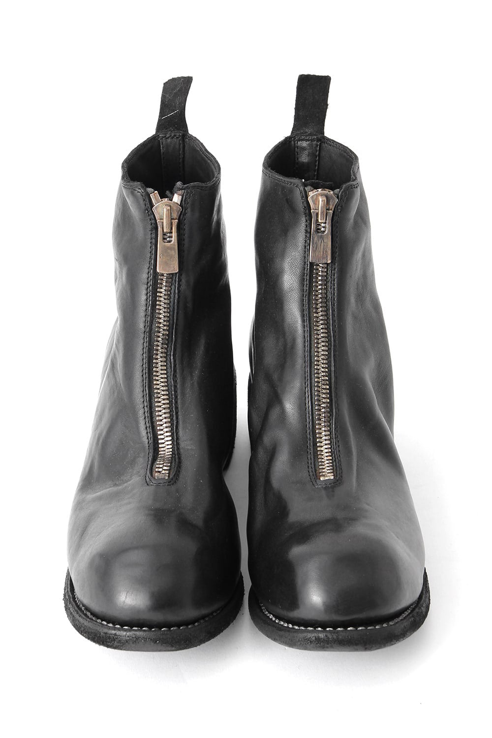 Front Zip Boots  - Horse Full Grain Leather