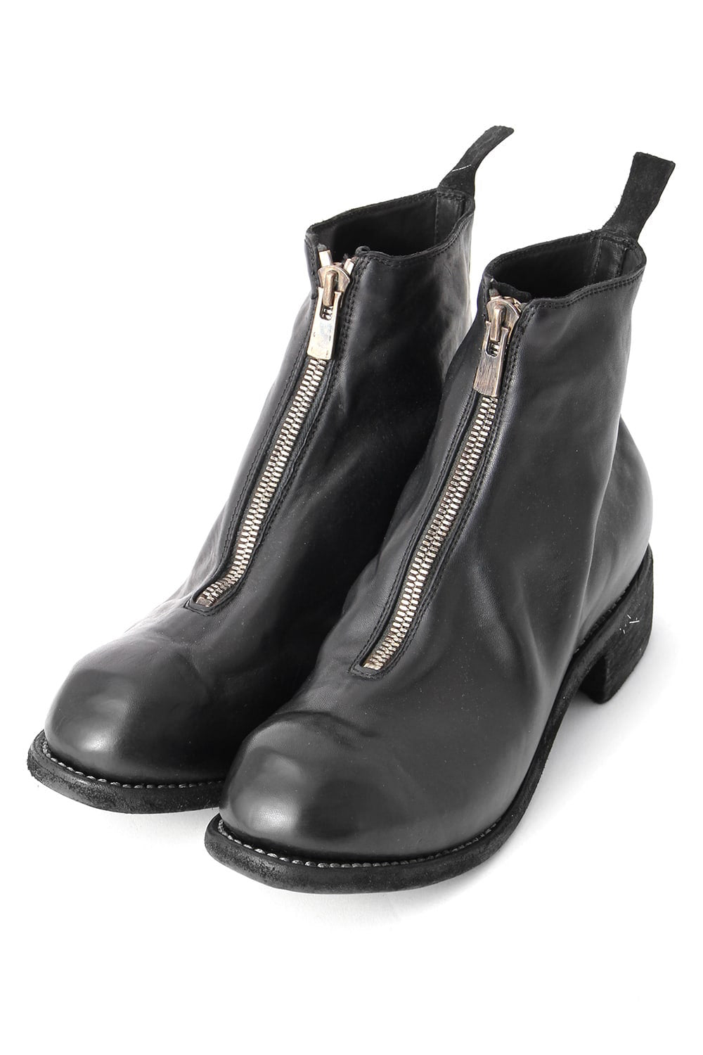 Front Zip Boots  - Horse Full Grain Leather