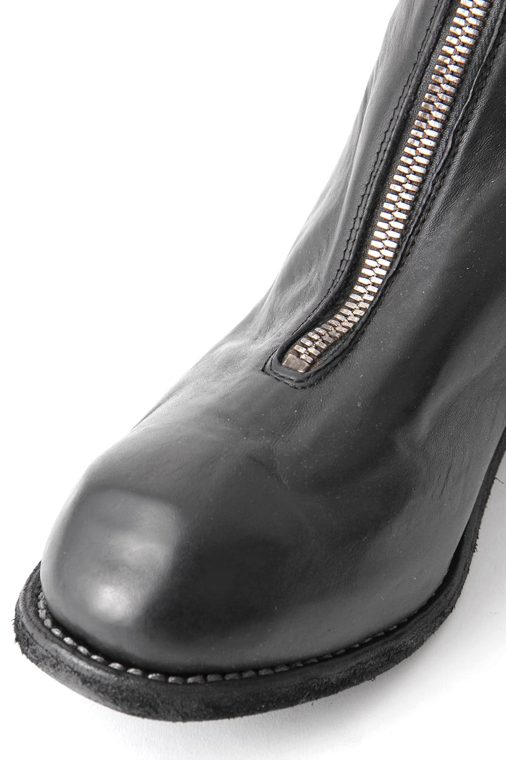 Front Zip Boots  - Horse Full Grain Leather