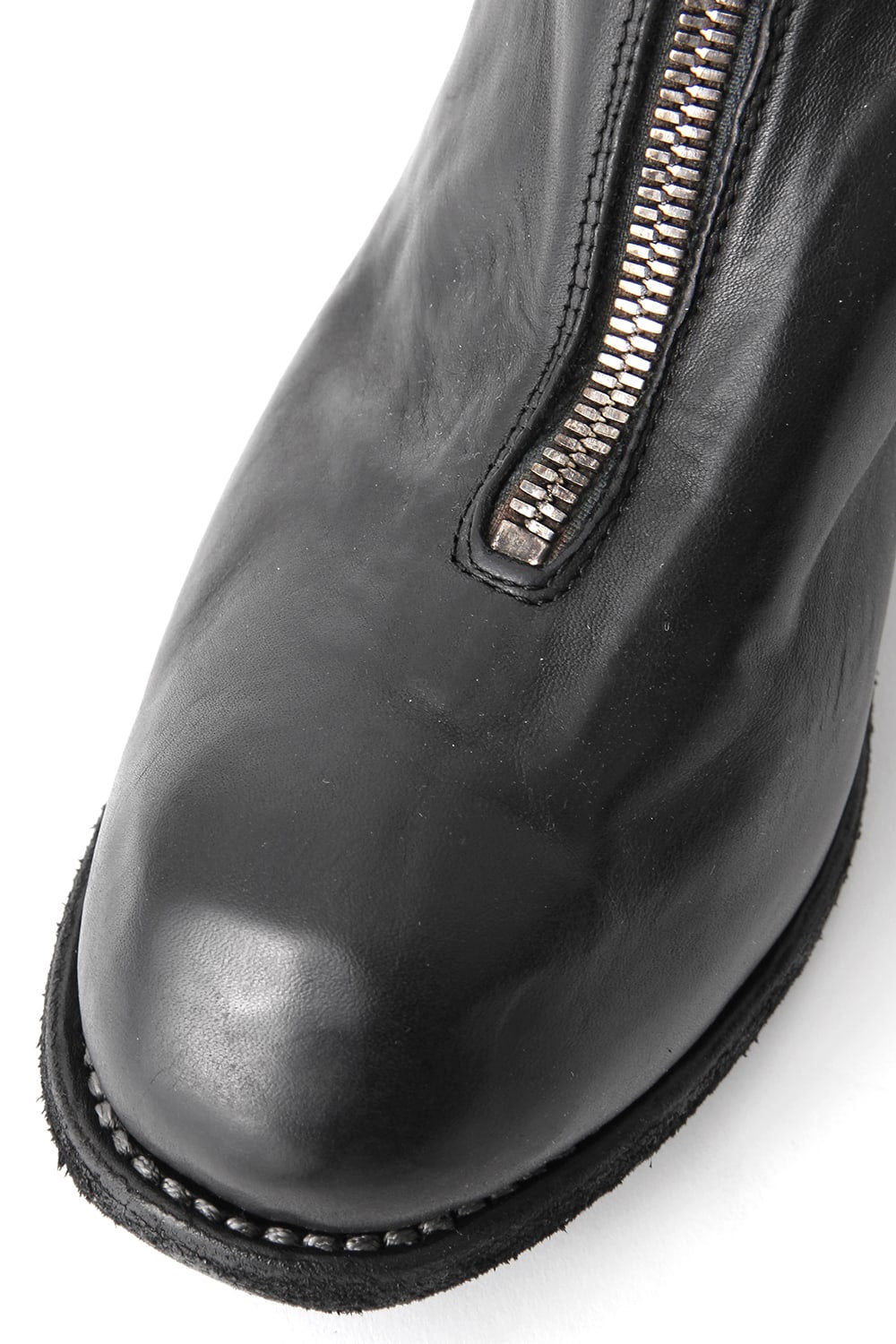 Front Zip Boots  - Horse Full Grain Leather