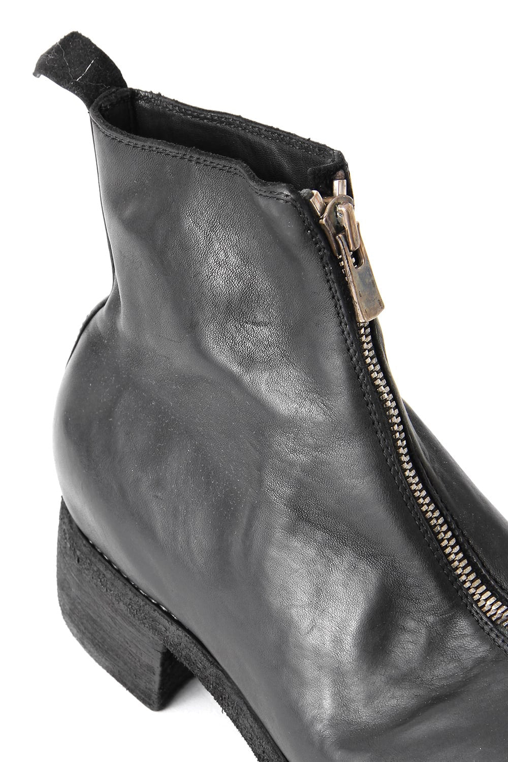 Front Zip Boots  - Horse Full Grain Leather