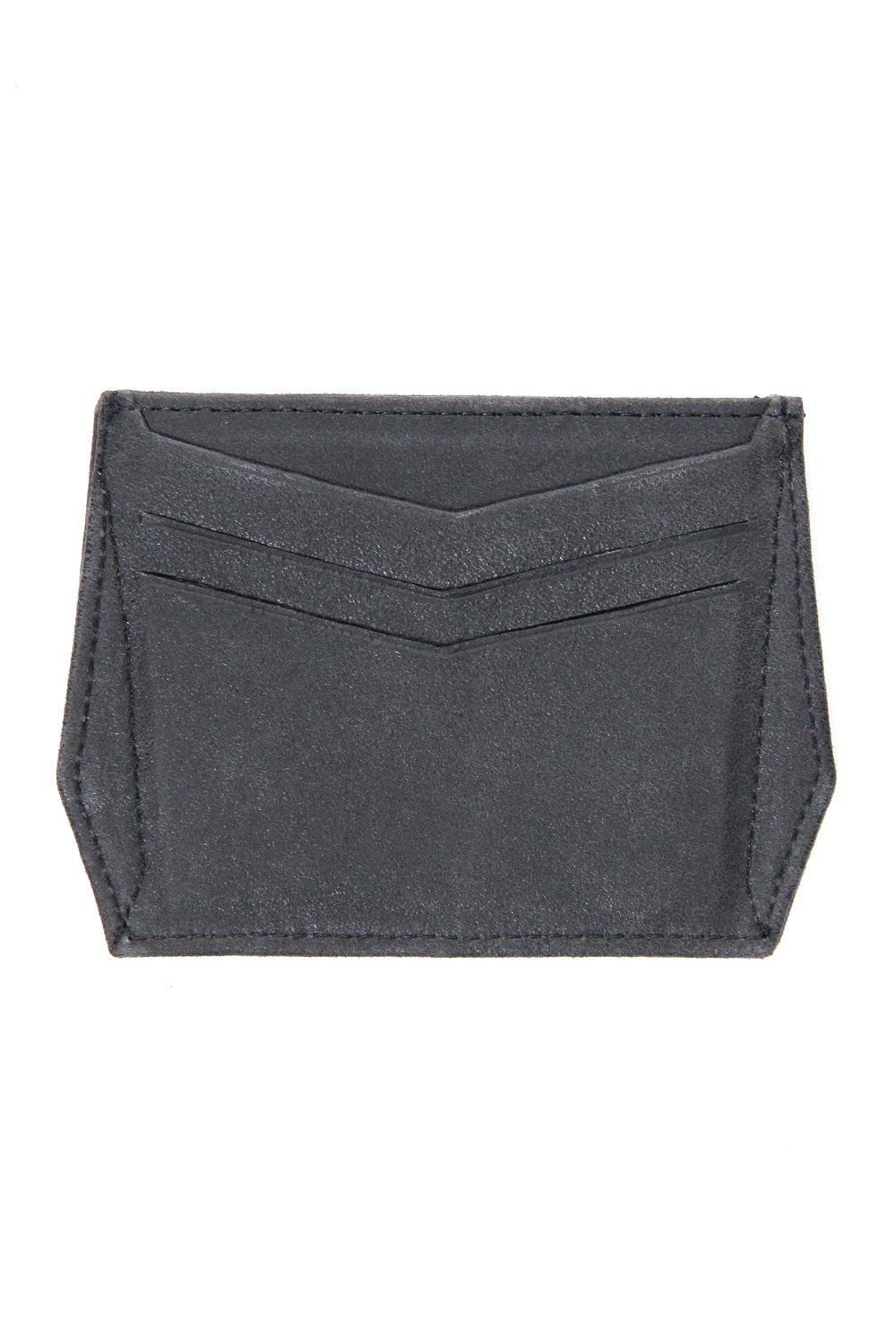 Polygon Coin & Card Case (COATED GOAT SUEDE)
