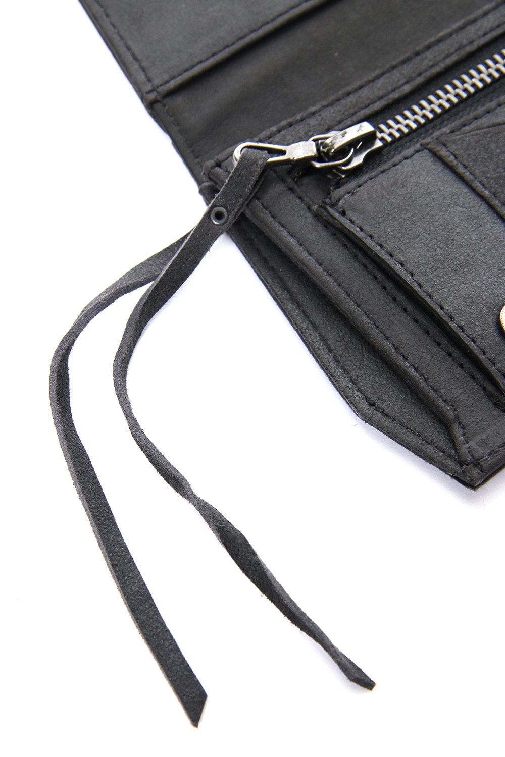 Polygon Wallet (COATED GOAT SUEDE)