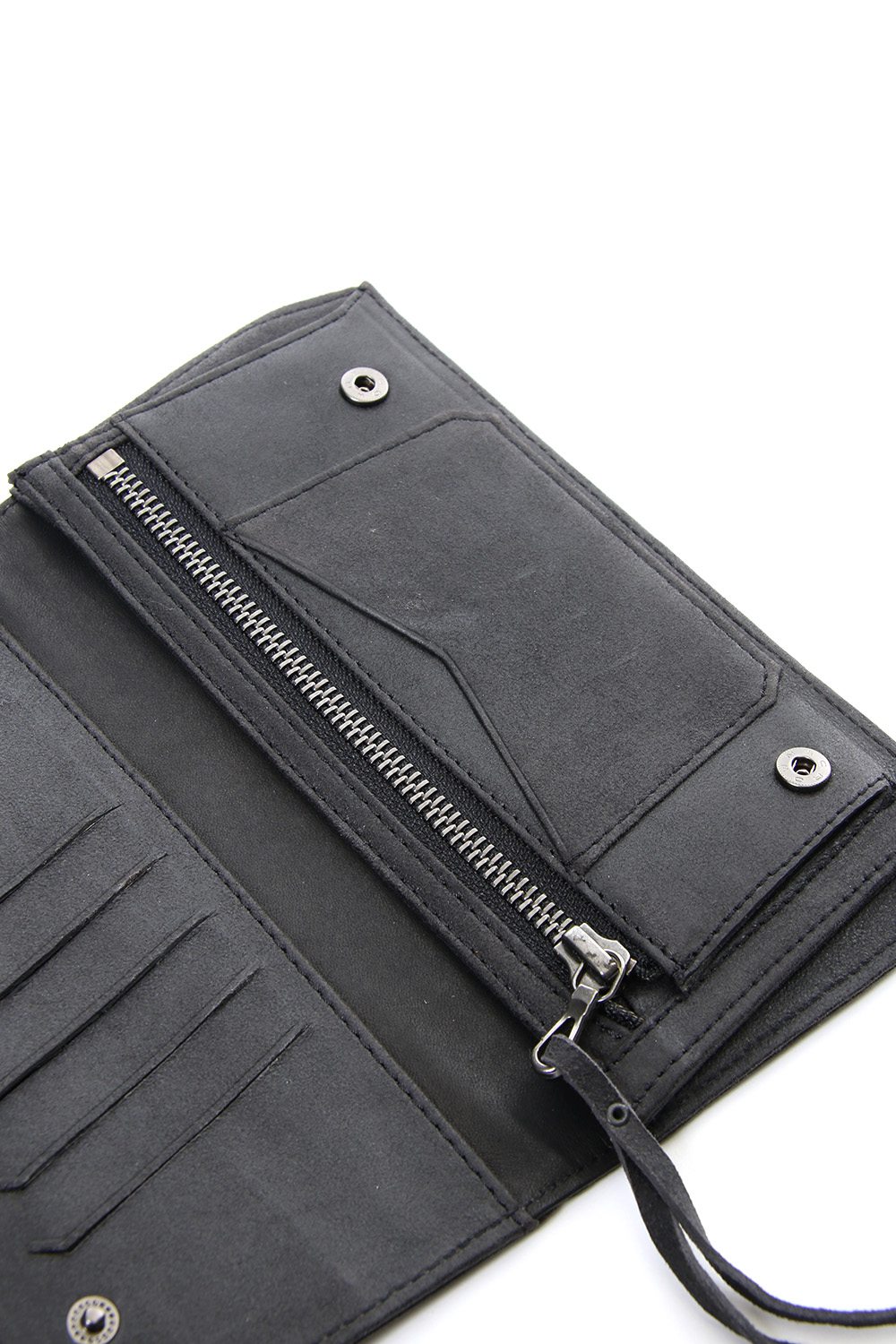 Polygon Wallet (COATED GOAT SUEDE)