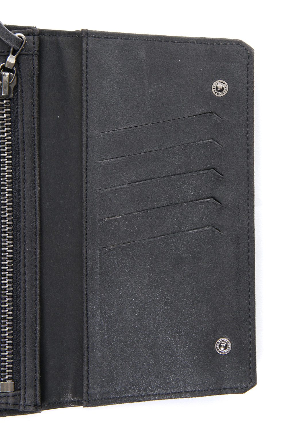 Polygon Wallet (COATED GOAT SUEDE)