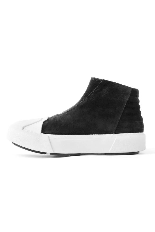 W TOE CUP SNEAKERS LEATHER