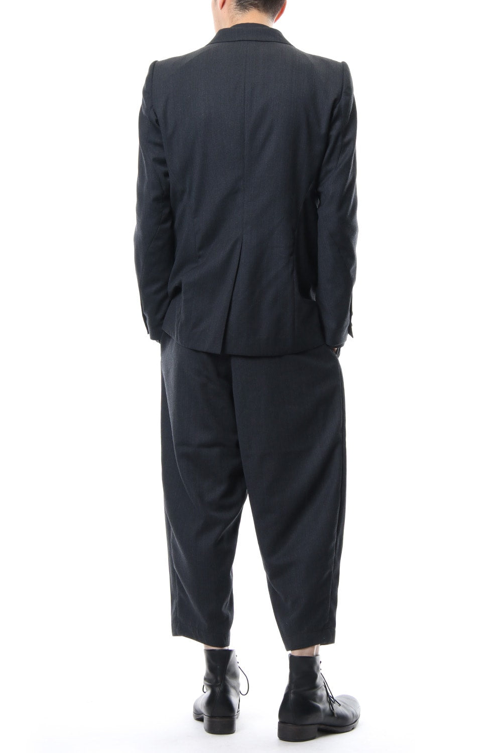 Cropped Pants Wool Gabardine