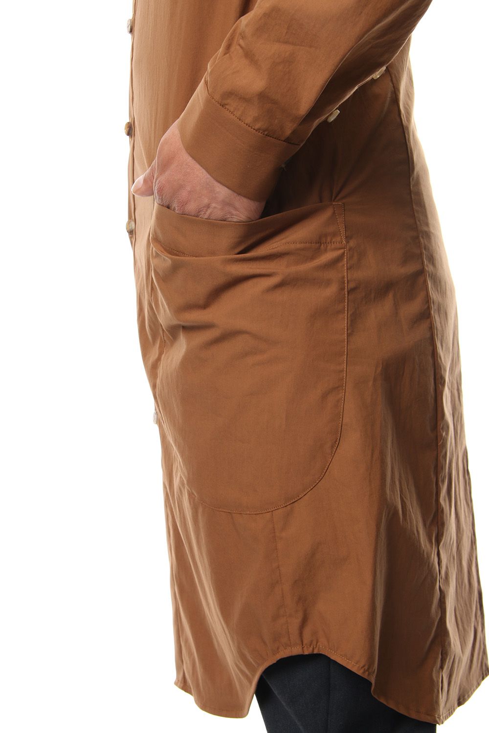 Long Shirt Cotton Hard Wash