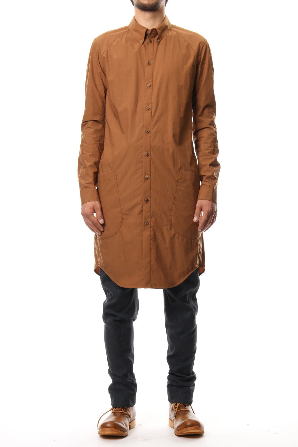 Long Shirt Cotton Hard Wash