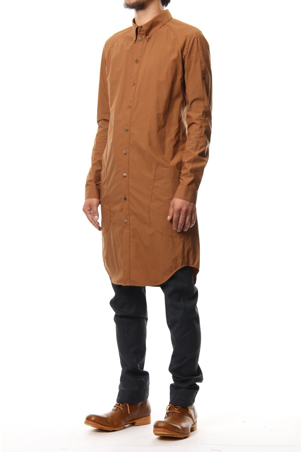 Long Shirt Cotton Hard Wash