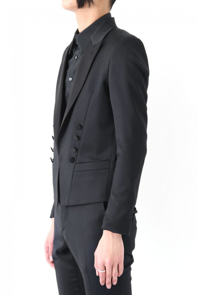 17PS Tuxedo Cloth Stretch Spencer JKT