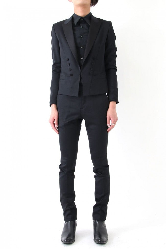 17PS Tuxedo Cloth Stretch Spencer JKT