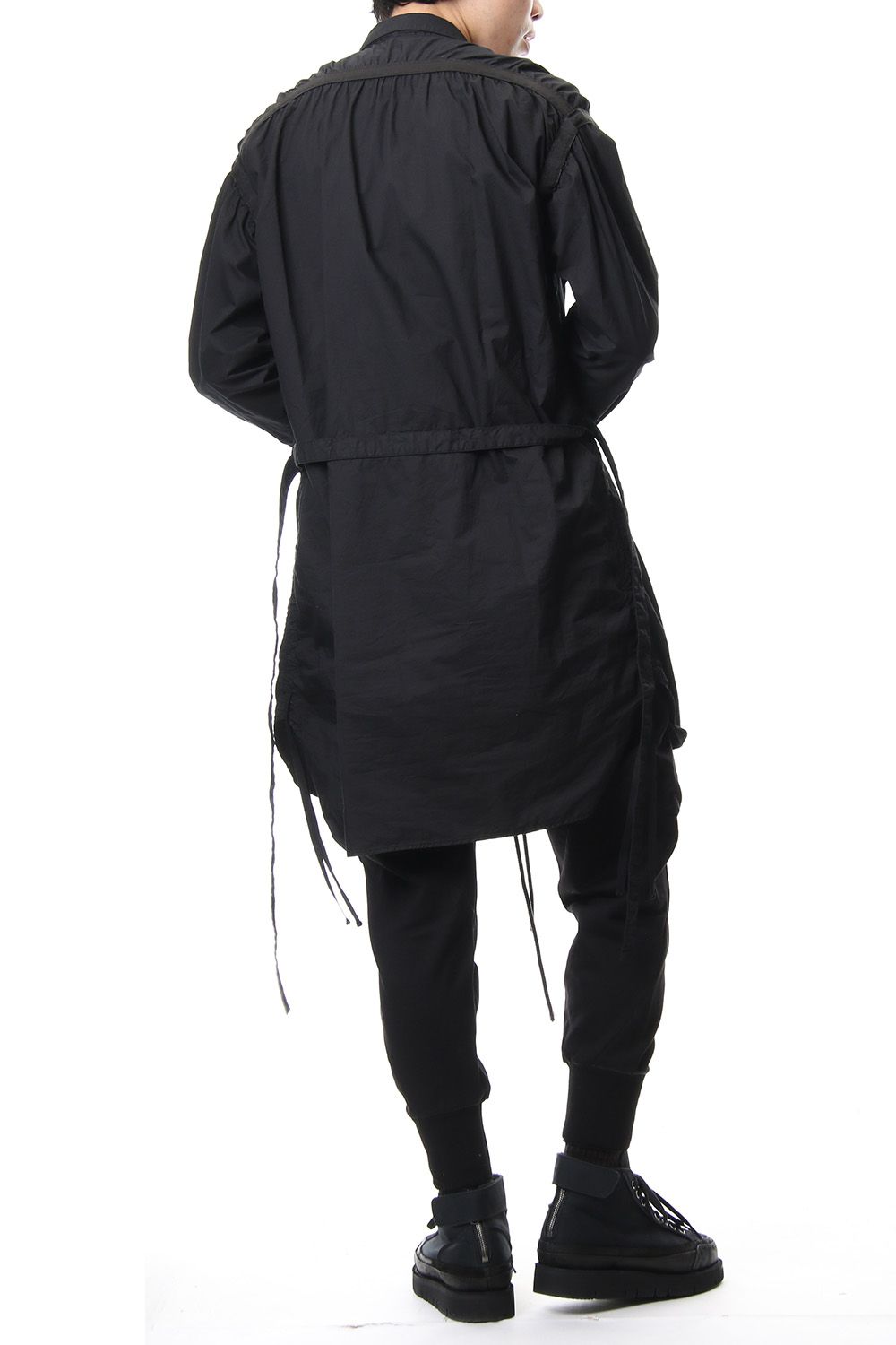 Fleece lining cargo pants Black