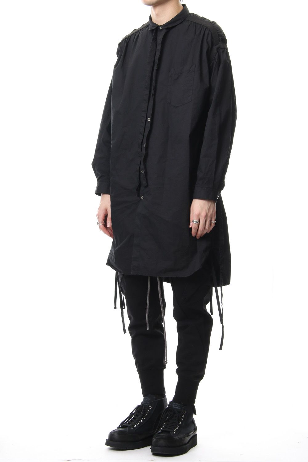 Fleece lining cargo pants Black