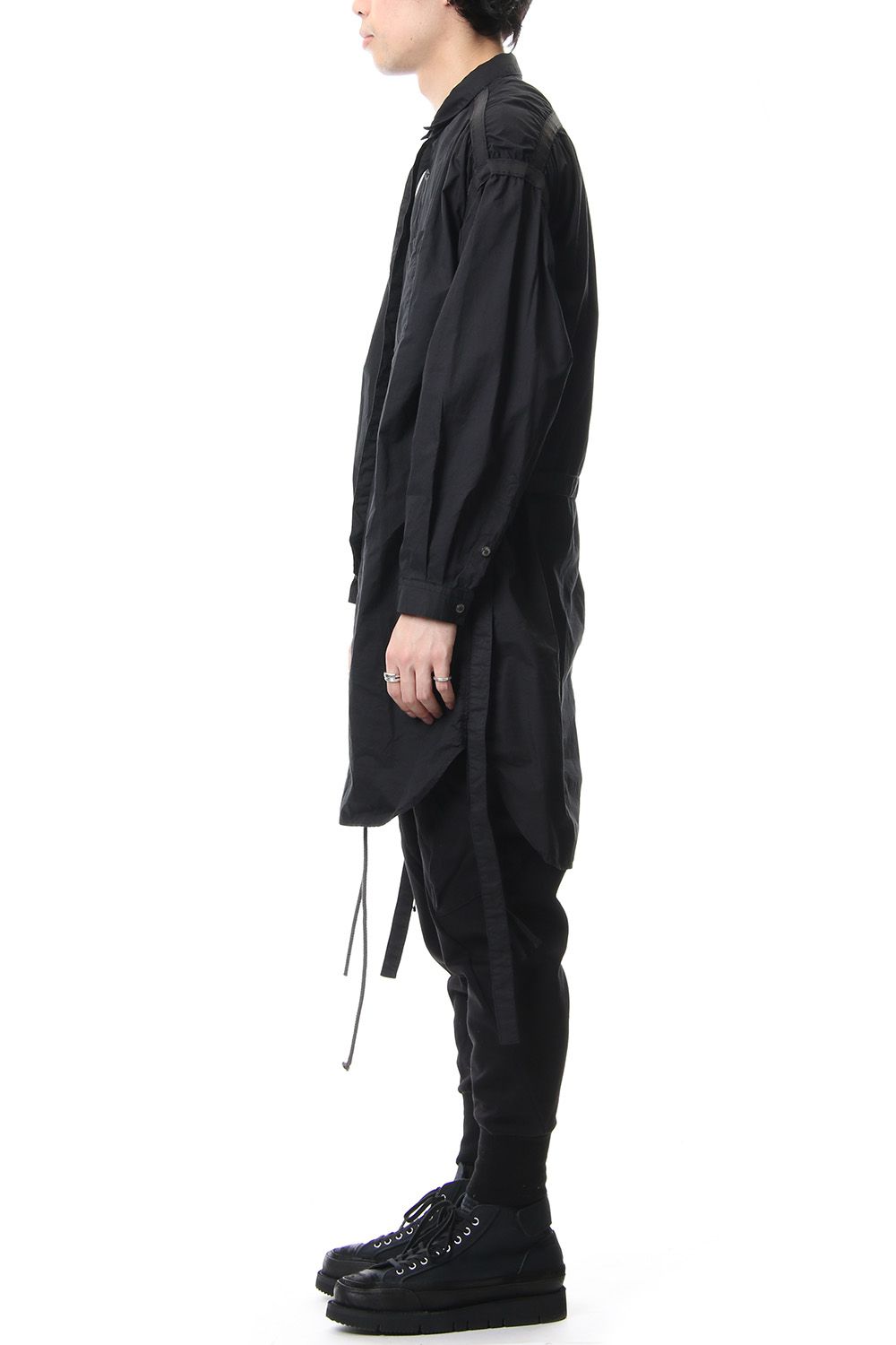 Fleece lining cargo pants Black