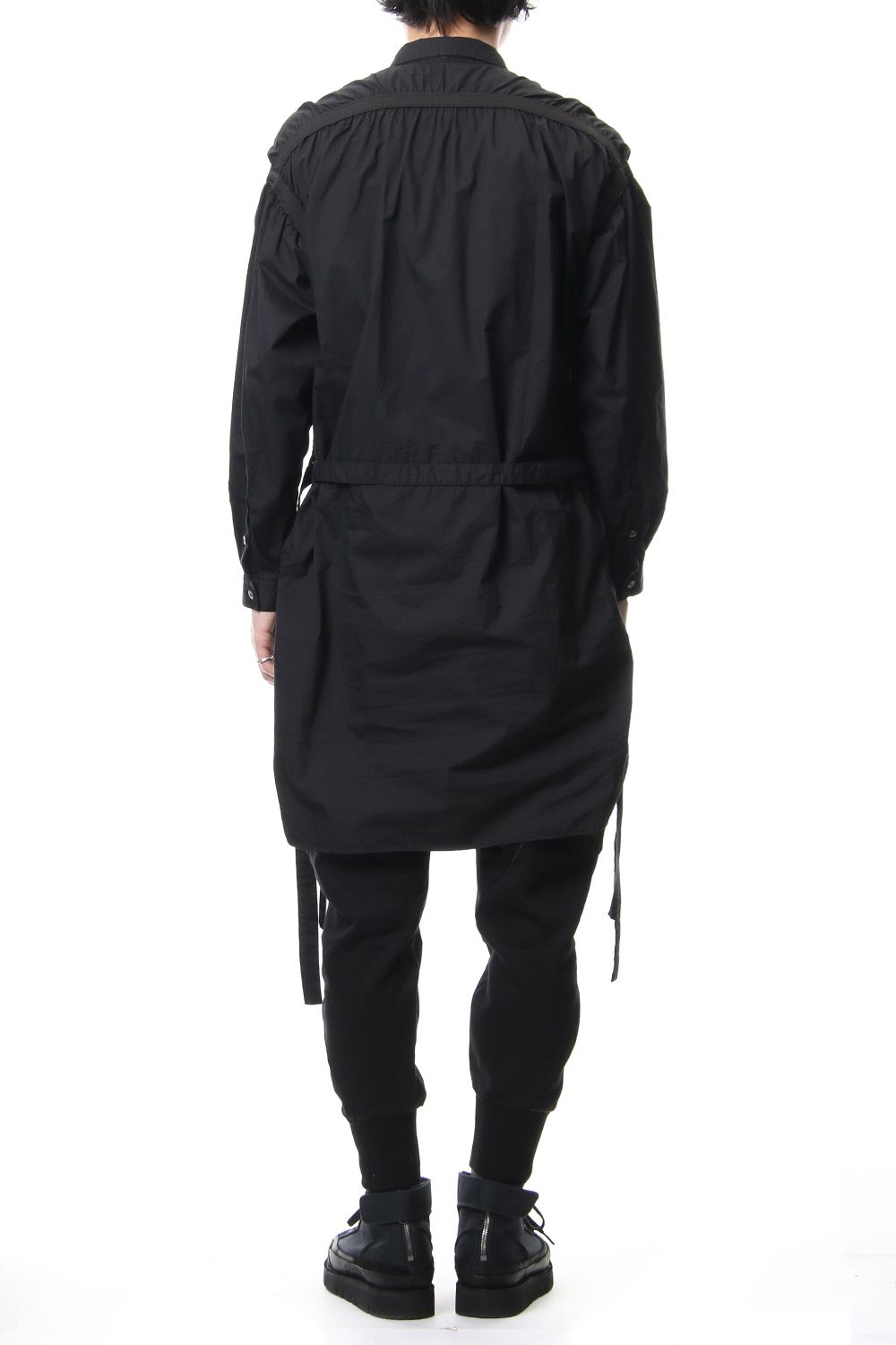 Fleece lining cargo pants Black