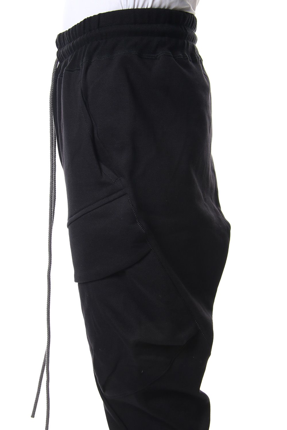 Fleece lining cargo pants Black