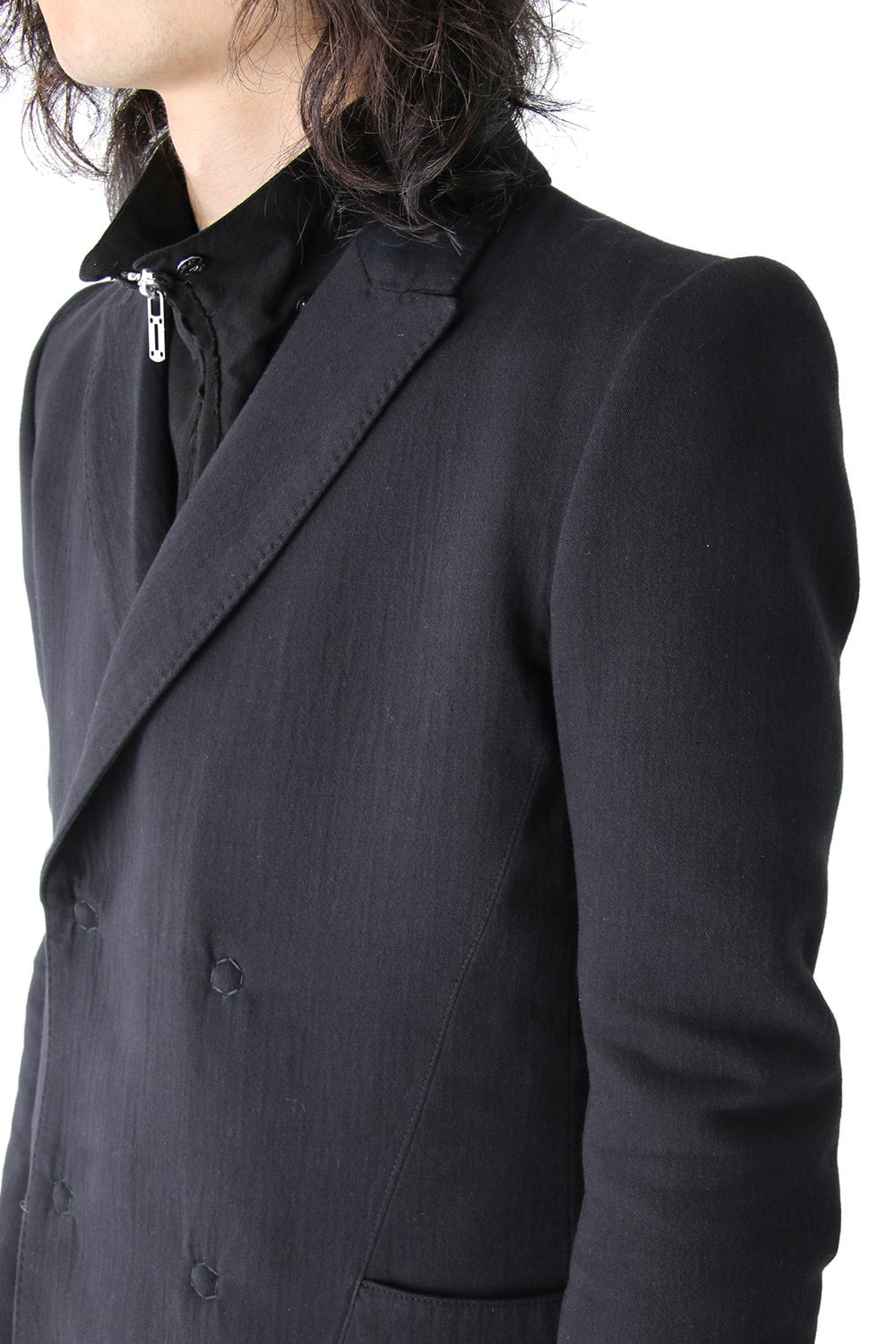 Double-breasted Half Coat