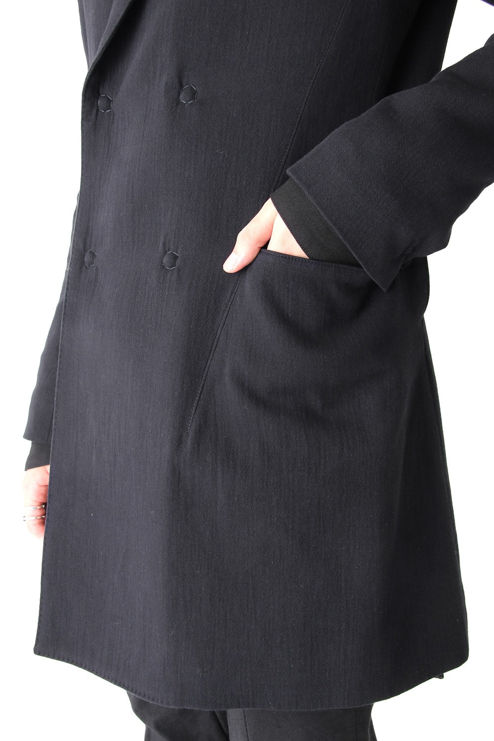 Double-breasted Half Coat