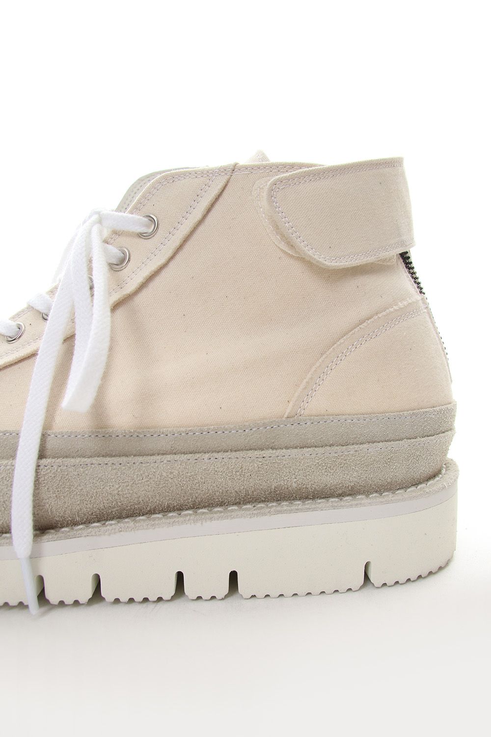 Platform sneakers Ecru