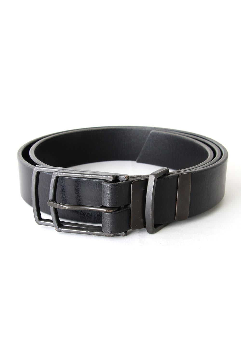 Double Buckle Leather Belt