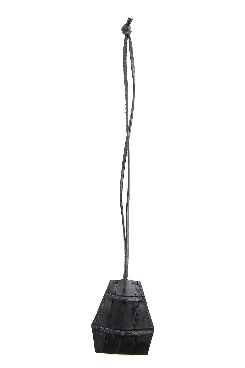 Key dyffle - crocodile Black