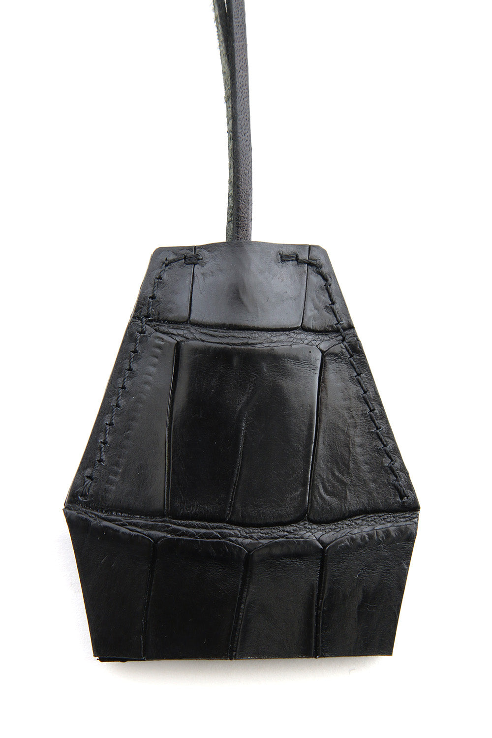 Key dyffle - crocodile Black