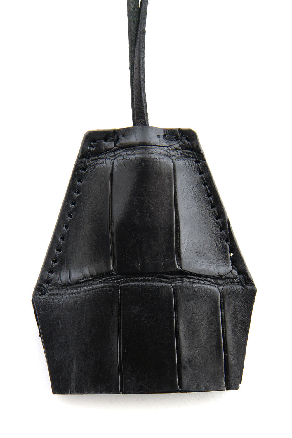 Key dyffle - crocodile Black