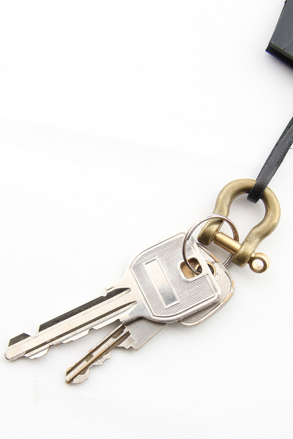 Key dyffle - crocodile Black