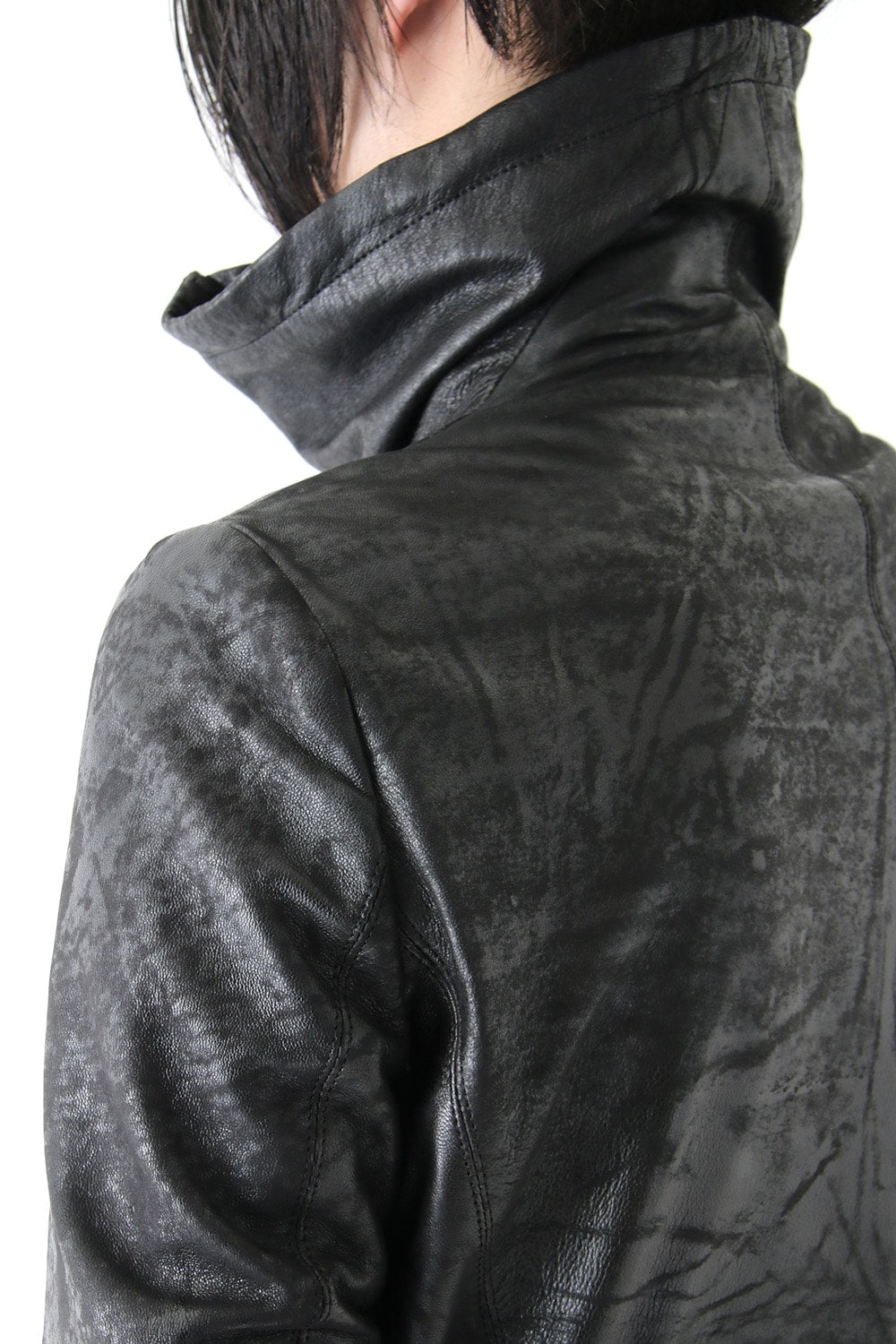 17PS Slashing High Neck Jacket