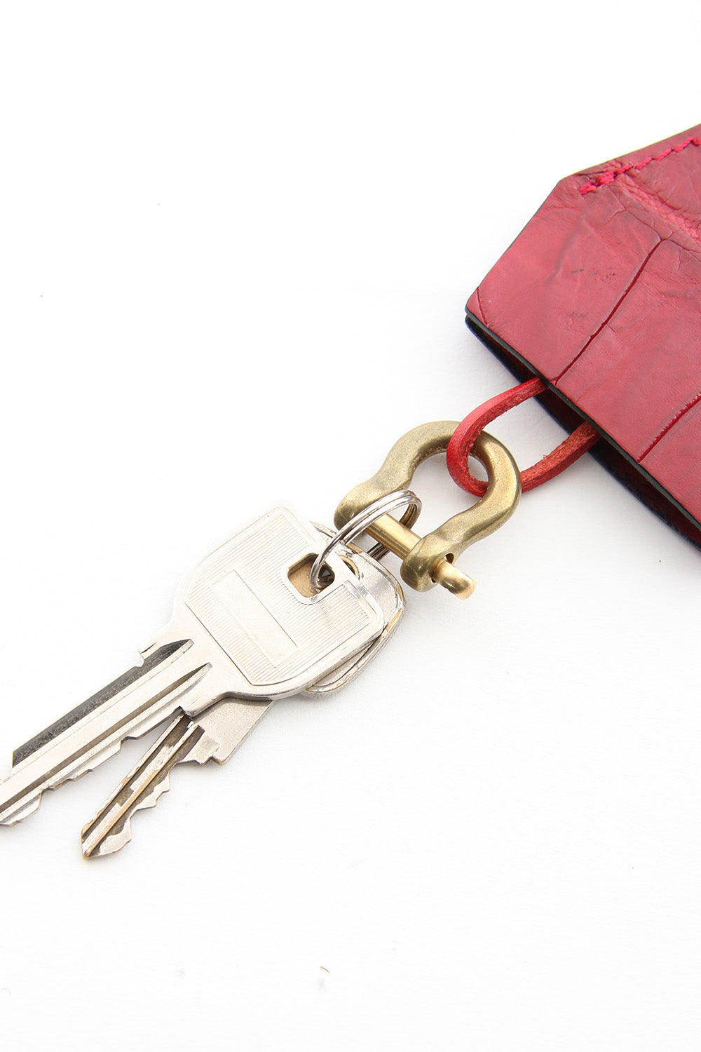 Key dyffle - crocodile Red