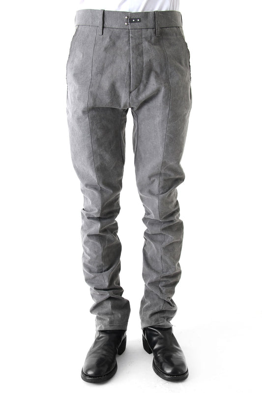 Semi curve trousers Gray