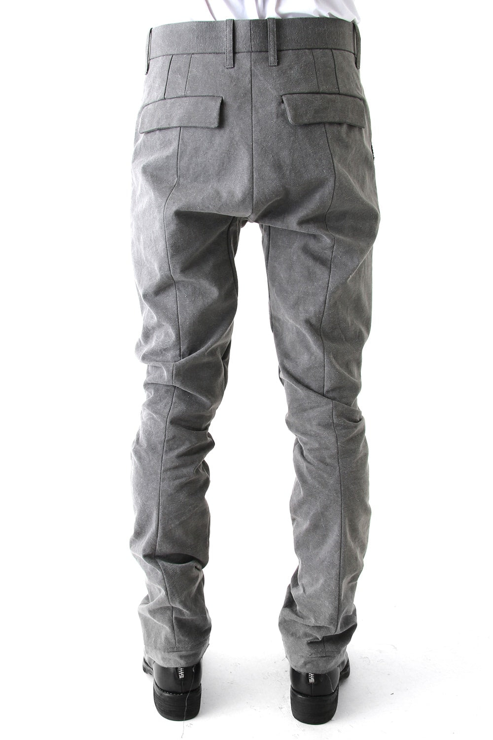 Semi curve trousers Gray