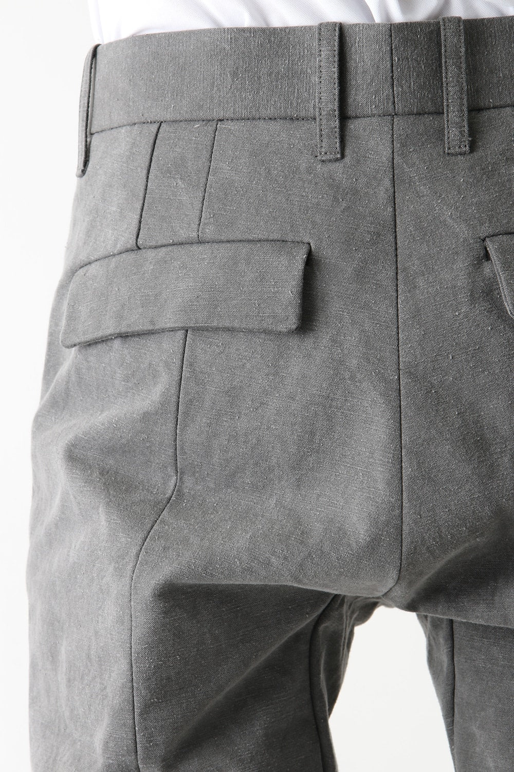 Semi curve trousers Gray