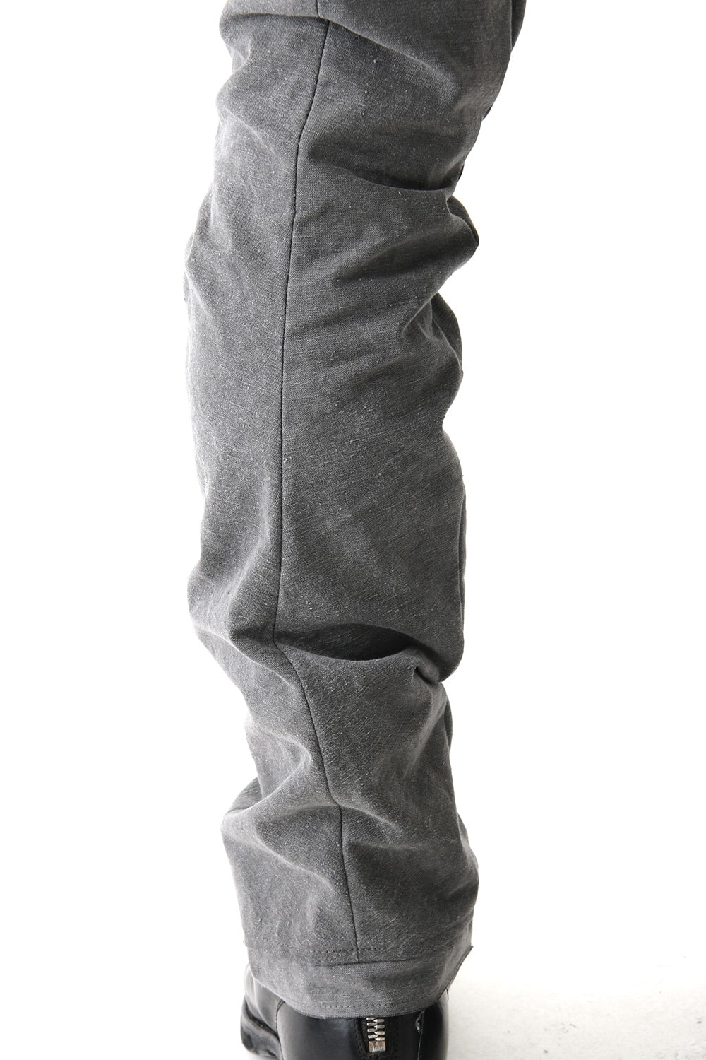 Semi curve trousers Gray