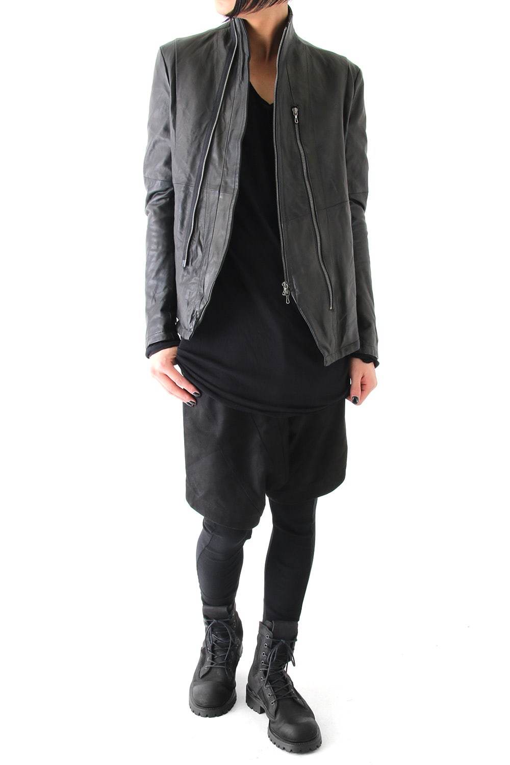 16AW Slashing High Neck Jacket