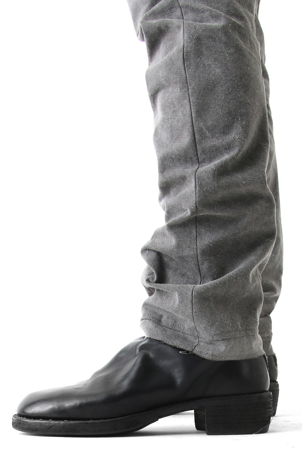 Semi curve trousers Gray