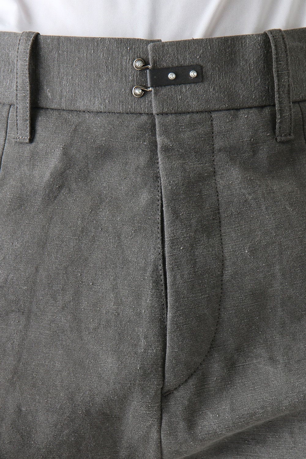 Semi curve trousers Gray