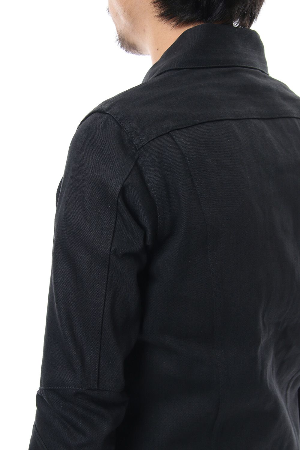 ARTICULATED DENIM JACKET - CL-1130 - Black