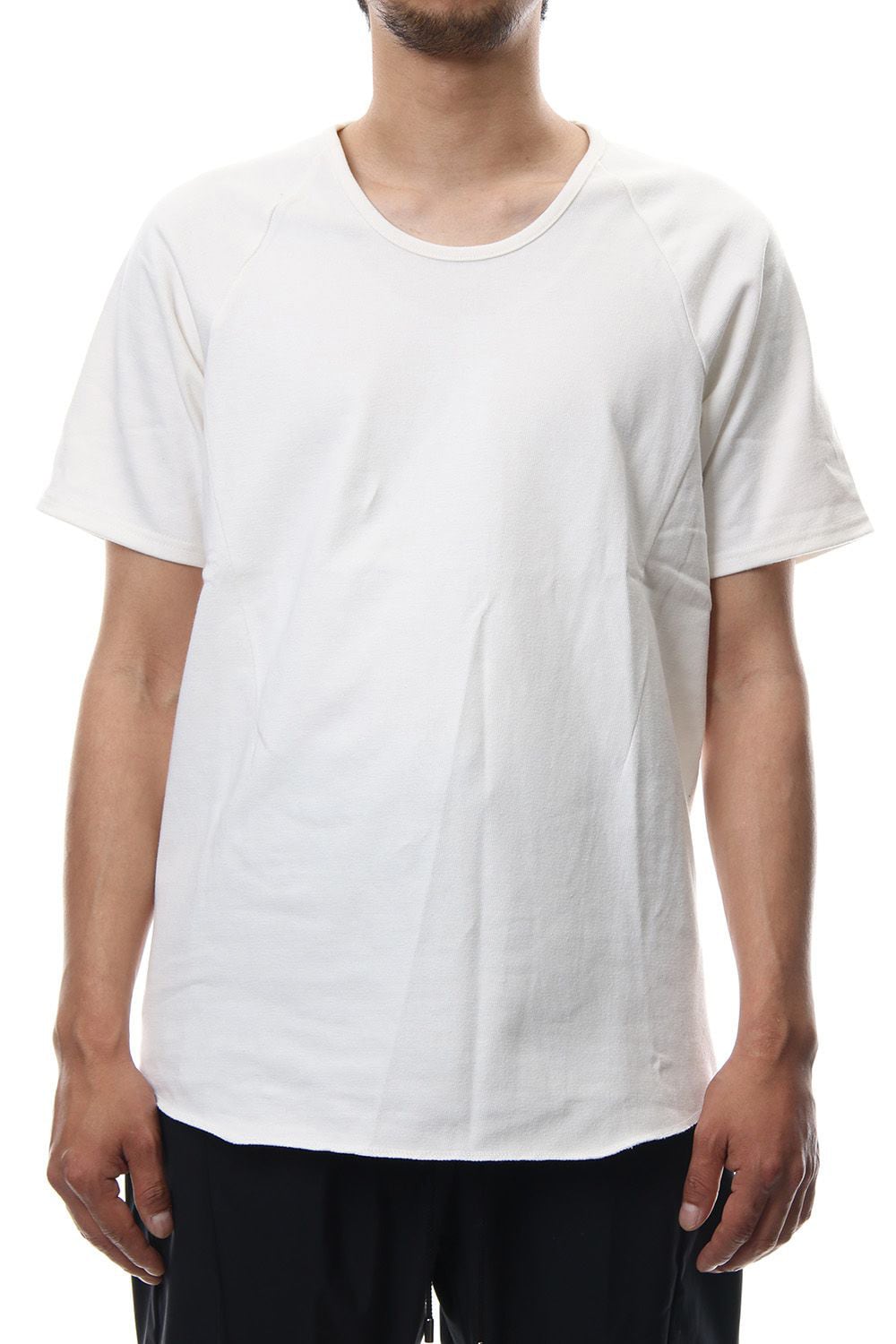 U NECK RAGLAN S/S - CM-1602 - White