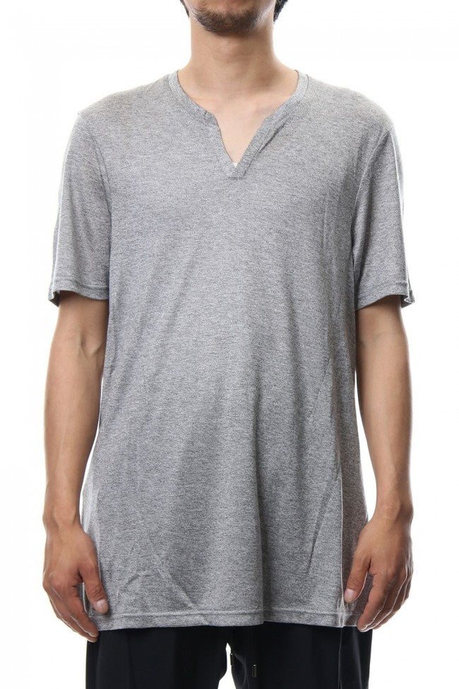 CRACK NECK S/S - CM-1601 - Gray