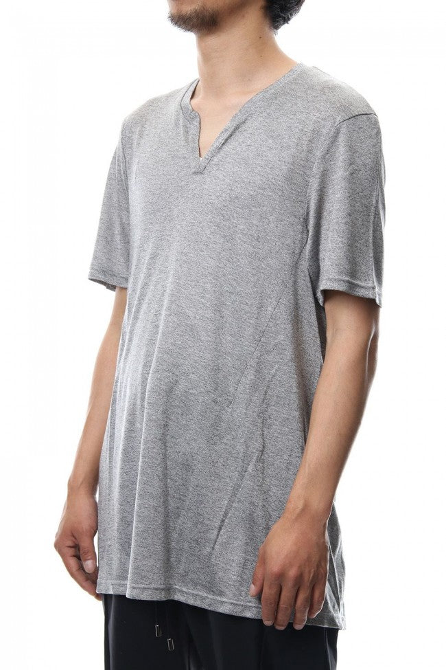 CRACK NECK S/S - CM-1601 - Gray